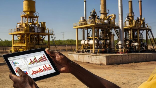 person-uses-tablet-review-oil-market-trends-with-oil-pumps-background_1215599-5106.jpg