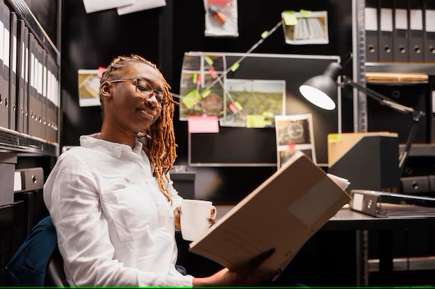 policewoman-reading-investigation-report-while-drinking-coffee-office-african-american-woman-police-detective-holding-crime-case-file-folder-analyzing-evidence-night_482257-64121.jpg